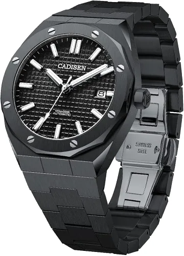 Miniatura 8 de CADISEN Reloj mecánico automático para hombre 3281ft impermeable marca de lujo casual de negocios reloj de pulsera 42mm
