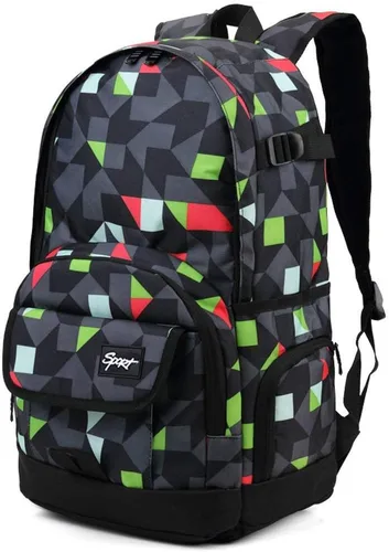 Miniatura 56 de Mochila escolar estilo Rickyh, mochila de viaje para hombres y mujeres, mochila ligera con compartimento para portátil, Tamaño único