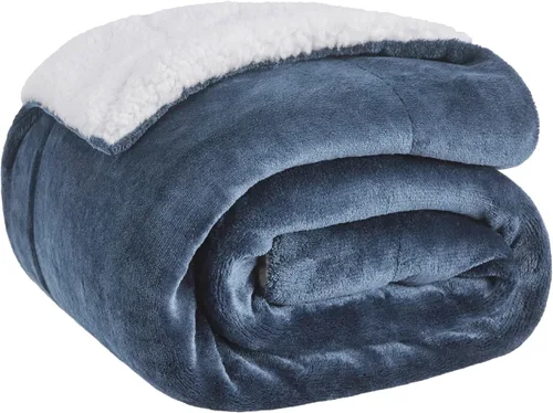 Miniatura 54 de Bedsure GentleSoft - Manta de forro polar Sherpa para sofá, manta de Navidad gruesa y cálida para invierno, manta de felpa suave y esponjosa como