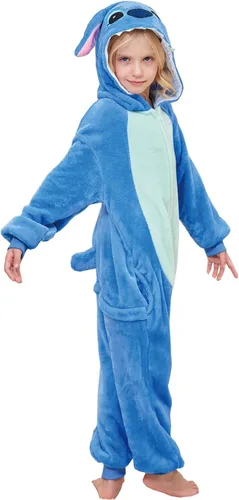 Miniatura 4 de Pijama unisex de una pieza para niños, disfraz de animal para cosplay de Navidad, Halloween