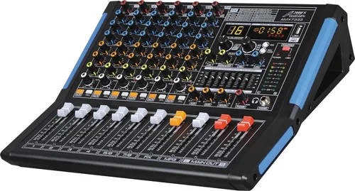 Miniatura 7 de Audio2000'S AMX7303- Mezclador de audio profesional de cuatro canales con procesador USB y DSP