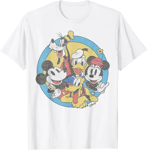 Miniatura 21 de Disney Camiseta retro de Mickey and Friends Group Shot