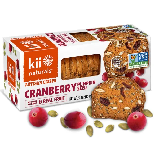 Miniatura 13 de Kii Naturals Artisan Crisps, fecha y nuez, 5.3 onzas (paquete de 1)