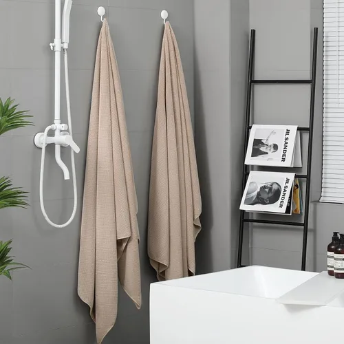 Miniatura 3 de YTYC Toallas, toallas de baño extra grandes de 29 x 59 pulgadas para baño, toallas de ducha súper suaves de secado rápido, peso ligero, microfibra