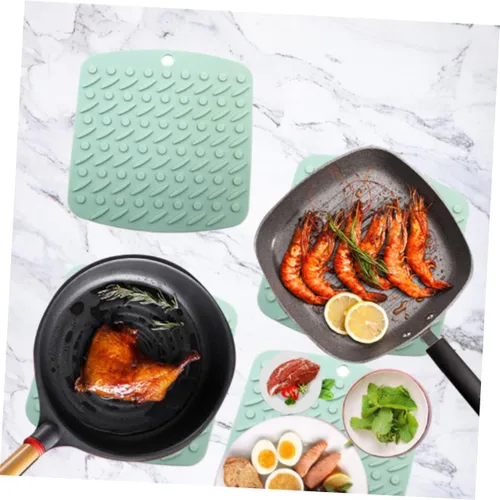 Miniatura 2 de Almohadilla de aislamiento de silicona multifuncional resistente al calor para utensilios de cocina, soportes para ollas, alfombrilla