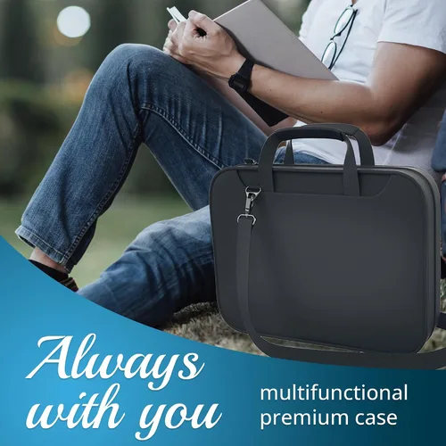 Miniatura 4 de DEHITE Funda para la Biblia para hombres Funda gris para la Biblia para hombres y mujeres tamaño extra grande Bolsa de mano Fit Book 11.2 x 8.4 x