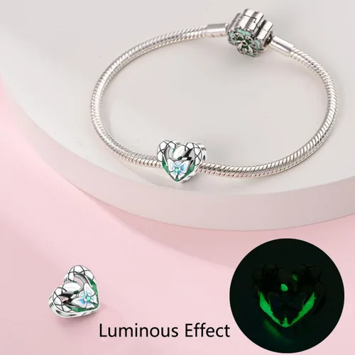 Miniatura 70 de LNQOBU Happy Life - Colgante para pulseras de abalorios, plata de ley 925 para mujer (con un espaciador de cuentas)