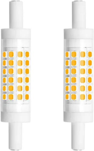 Bonlux Bombilla LED R7S regulable de 3.071 in - Reflector LED J78 T3 R7S de doble extremo - 5 W (equivalente a bombilla halógena de 45 W) blanco