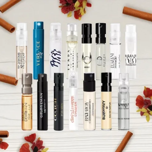 Miniatura 2 de 10 muestras de fragancias de diseñador, colección de muestras de fragancias de diseñador para hombre, viales de perfume de lujo de gama alta