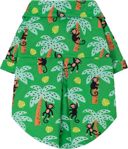 Miniatura 15 de Fitwarm Camisa hawaiana para perro con aguacate, ropa divertida de verano para perros pequeños, niños y niñas, acogedor atuendo con cuello