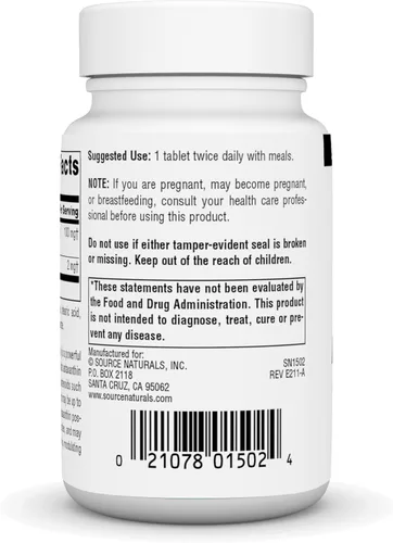 Miniatura 3 de Source Naturals Astaxantina, Carotenoide antioxidante*, 2 mg - 120 Tabletas