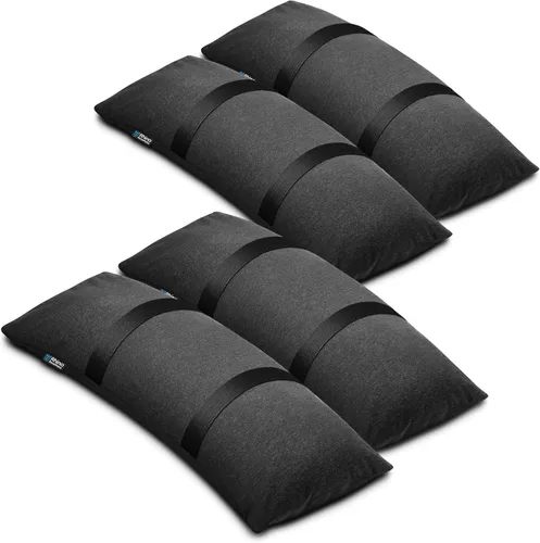 Rhino BaseMate Pesos para Base de Sombrilla Paquete de 4 – Bolsas de Arena Rellenables para Base de Sombrilla y Soporte de Patio | Pesos de Sacos de