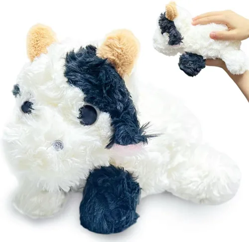 Animal de Peluche Vaca Tierna, Juguetes de Peluche de 10" para Niños, Recuerdos de Fiesta para Niños Pequeños, Lindos Peluches de Vaca, Vacas de