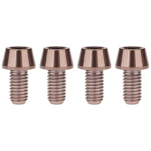 Miniatura 100 de Titanio Ti M6 x 10 16 18 20 25 30 35 40 45 50 55 60 2.559 in Allen - Tornillos hexagonales de 2.559 in, tornillos cónicos, paquete de 4