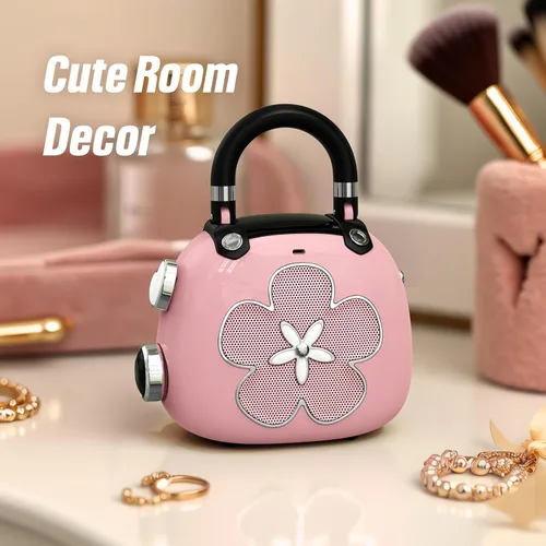 Miniatura 5 de DOSS Candy - Mini altavoz Bluetooth 2 en 1 y bonito dije de bolsa con sonido fuerte, una fusión perfecta de sonido impresionante y encanto de moda