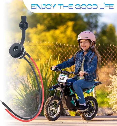 Miniatura 7 de Puerto de cargador eléctrico para scooter Razor MX125 Dirt Rocket, Dynacraft, Swagtron Scooter eléctrico/Hoverboards 1 unids