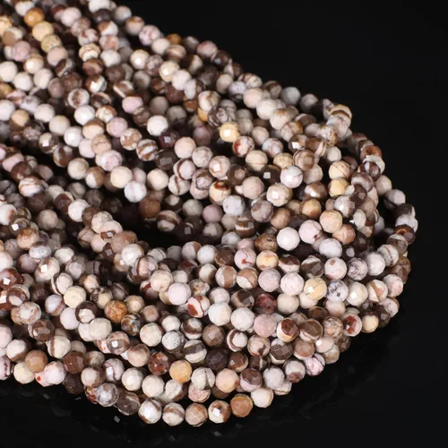 Miniatura 17 de 180 piezas 2mm Cuentas de piedras preciosas de turquesa africana natural facetada redonda suelta para hacer joyas