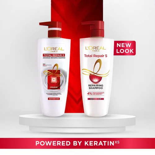 Miniatura 2 de L'Oreal Paris Hair Expertise Total Repair 5 Champú, 21.6 fl oz