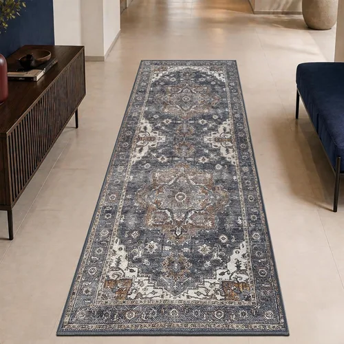 Miniatura 11 de Keen Home Design Alfombra de entrada de 2 x 3 pies, lavable a máquina con parte trasera antideslizante, ideal para entrada, cocina, baño, Multi