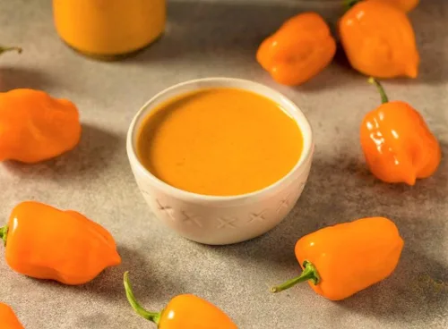 Miniatura 7 de TomorrowSeeds - Semillas de pimiento habanero naranja - Más de 100 unidades - para plantar 350,000 unidades Scoville Scoville picante tropical chile