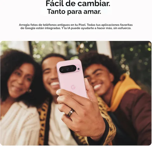 Miniatura 9 de Google Pixel 9 Pro XL - Smartphone Android desbloqueado con Gemini, sistema de cámara trasera triple, batería de 24 horas y pantalla Super Actua