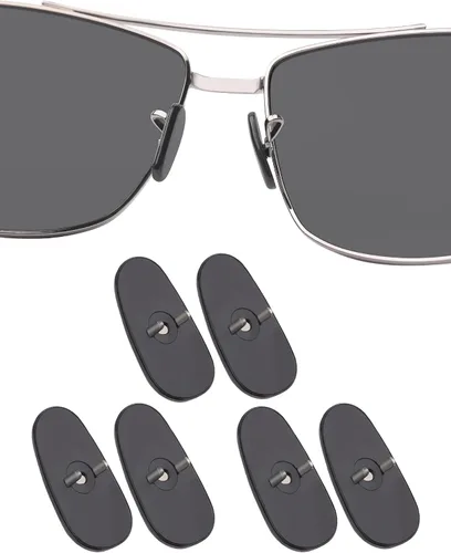 Miniatura 24 de DROGO Almohadillas de nariz de repuesto de silicona suave para gafas de sol RayBan RB3025/RB3026, antideslizantes, agradables a la piel