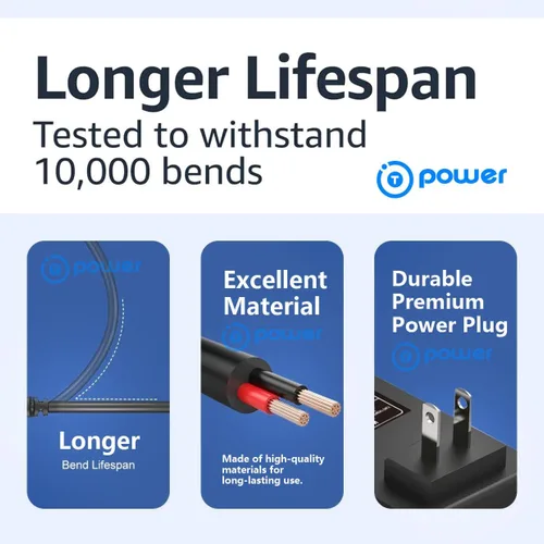 Miniatura 4 de T POWER Cargador de 18 V para Tineco Pure ONE Air Pet Air Pro Inalámbrico Aspirador Inteligente KL-WA180100-V AC Adaptador CC Clase 2 Fuente