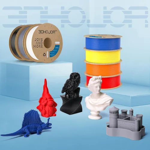 Miniatura 7 de 3DHoJor Filamento para impresora 3D de PLA de alta velocidad 1.75mm 1kg Carrete de cartón (2.2lbs) PLA rápido para una impresión hasta 5 veces más