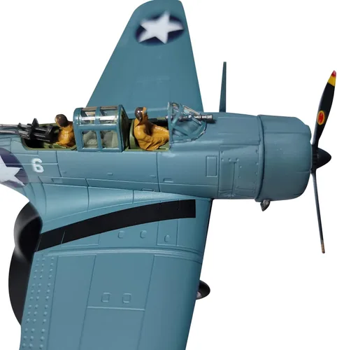 Miniatura 5 de 1/72 escala SBD Dauntless bucear bombardero aleación fundido a troquel plano para la colección