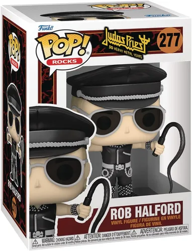 Miniatura 3 de POP Rocks: Judas Priest - Figura de vinilo de Rob Halford Funko (paquete con funda protectora de caja compatible), multicolor, 3.75 pulgadas