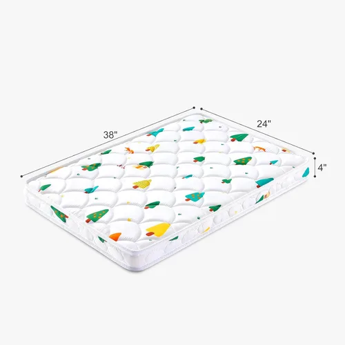 Miniatura 8 de Colchón para cuna mini de 38" x 24" x 4" - Soporte firme y comodidad, espuma premium, silencioso e inodoro, colchón hipoalergénico para cuna mini