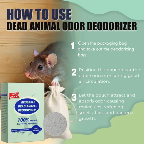 Miniatura 5 de Eliminador de olores de animales para eliminar olores fuertes, eliminador de olores de animales muertos, uso seguro en interiores y exteriores