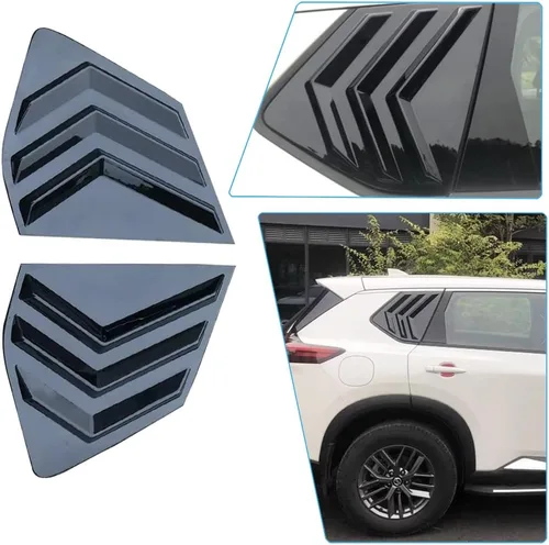 Miniatura 10 de BOYUER Para Nissan Rogue 2014-2020 Estilo Carreras Laterales Traseras Laterales Rejillas de Estilo Deportivo Cubierta de Rejillas de Cucharada