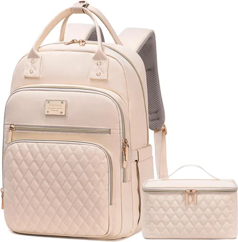 Weitars Mochila de almuerzo para mujer, mochilas para laptop de 15.6 pulgadas, mochila de viaje para mujeres, mochila de trabajo, mochila para