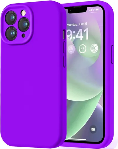 Miniatura 248 de LOVE 3000 Compatible con Funda para iPhone 15, [Cámara de Cobertura Completa de Silicona Suave] [Protección contra Caídas de 8 pies], Forro de Negro