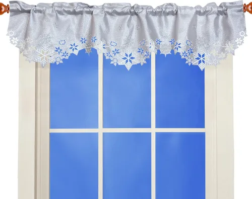 Miniatura 16 de Cenefa de Cortina Bordada con Trébol Irlandés A 58 × L 14 Pulgadas, Decoraciones de Ventana de Cocina para el Día de San Patricio o Primavera