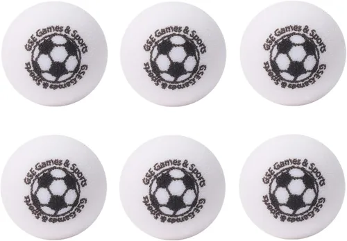 Miniatura 11 de GSE Games & Sports Expert Tamaño reglamentario 1.365 pulgadas de repuesto de futbolín, pelotas de fútbol oficiales de mesa de torneo, accesorios