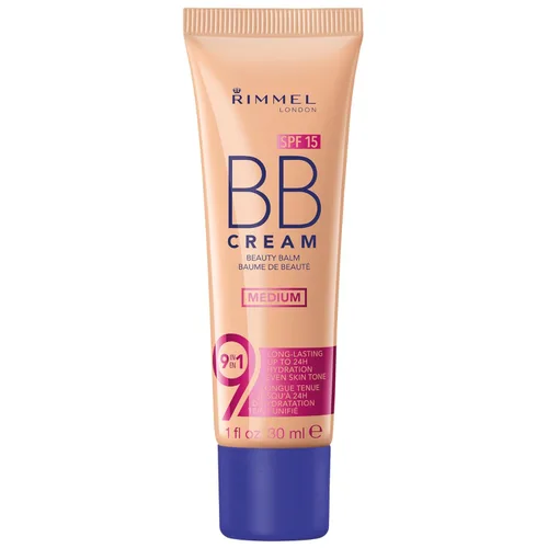 Miniatura 4 de Rimmel London BB Cream con efecto iluminador, luz, 1.0 fl oz, rosa