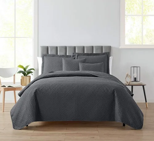 Miniatura 38 de Clara Clark Quilts Tamaño Twin - Juego de Cubrecama Colcha para Todas las Estaciones, Tejido Pinsonic Juego de Ropa de Cama Ligera - Juego