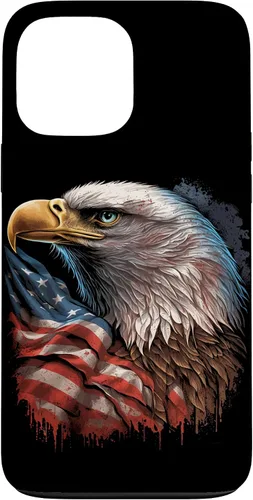 Miniatura 22 de Funda patriótica para iPhone 11 Pro Max con ojos de águila calva americana