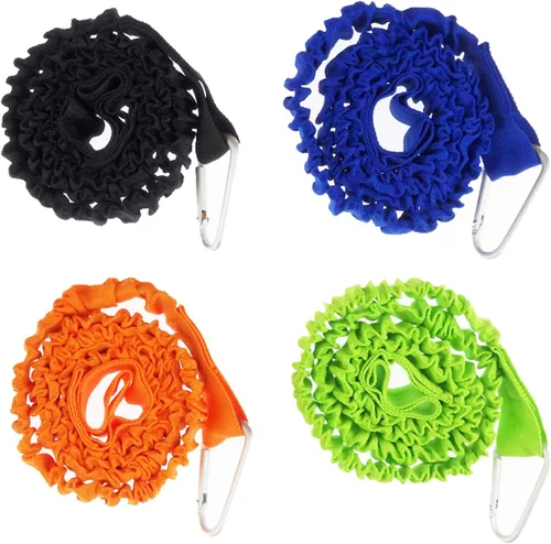 Paquete de 2/4/6/8/12 correas de remo elásticas para herramientas para kayak y remos, cañas de pesca