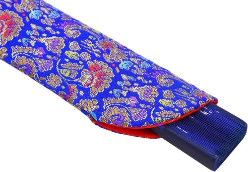 Miniatura 8 de Abanico plegable de seda y bambú, 8.27 pulgadas (21 cm), estilo retro, vintage, elegante y encantador, chino/japonés, regalo para mujeres y niñas