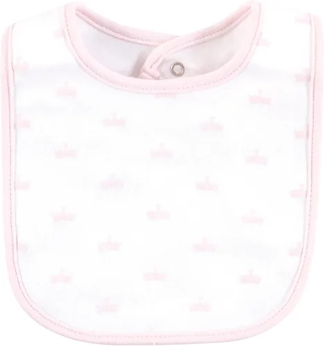 Miniatura 221 de Hudson Baby Conjunto de babero y calcetines unisex de algodón para bebé