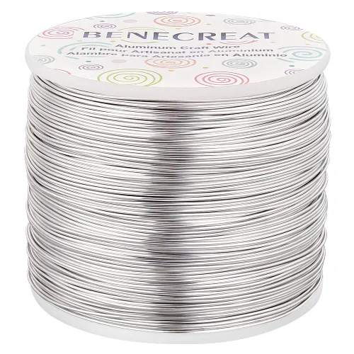 Miniatura 43 de BENECREAT -Alambre de aluminio para joyería de calibre 9, 55 pies, alambre metálico flexible para esculpir, ideal para manualidades de Halloween