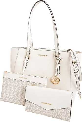 Miniatura 7 de Michael Kors Charlotte Bolso bandolera grande 3 en 1 de cuero