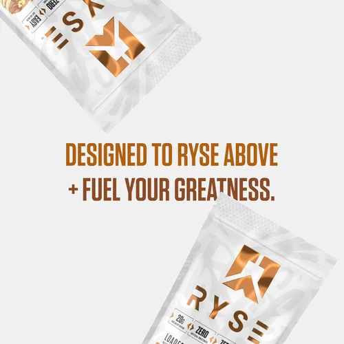 Miniatura 4 de RYSE Proteína Cargada Mezcla para Panqueques y Gofres - Suero de Leche - Desayuno Naturalmente Endulzado con 21g de Proteína, 3g de MCTs y 2g