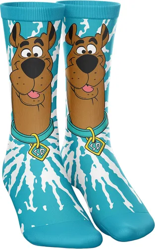 Miniatura 5 de Scooby-Doo womens 3-pc Lounge Box Set With T-shirt, Pants and Socks in Psychedelic Tiedye & Scooby Snacks Sizes S-m-l-xl