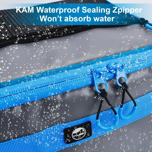 Miniatura 4 de YVLEEN Enfriador de tabla de remo impermeable, enfriador de SUP, material de PVC duradero, bolsa de cubierta con bolsillo superior de malla, correas