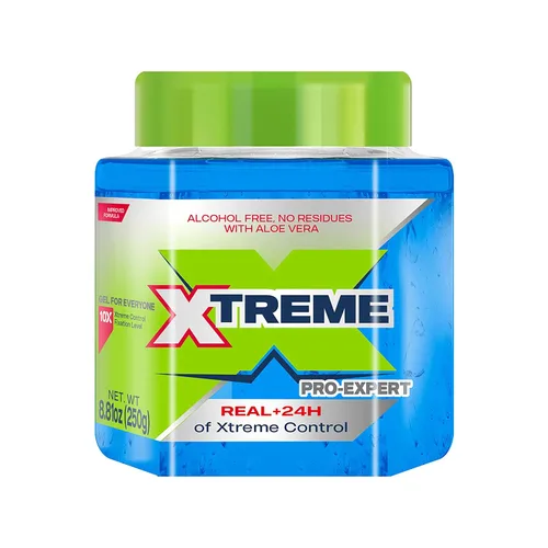 Miniatura 12 de Gel de peinado Xtreme Pro-Expert transparente, sin alcohol, control extremo de 24 horas con aloe vera, frasco de 35.27 oz (paquete de 6)
