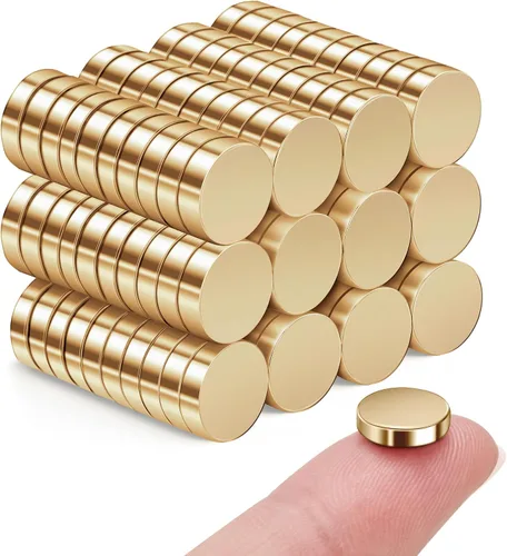 Miniatura 15 de SMARTAKE 45 piezas de imanes para refrigerador, imanes pequeños redondos de 6x2mm para nevera, imanes de neodimio premium multiusos para oficina